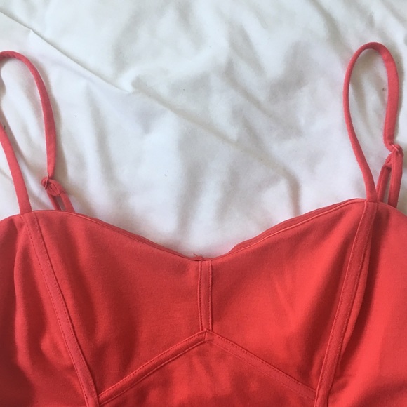 COPY - 2b BEBE NWT - Peplum Dark Pink Tank Top - Large - Picture 5 of 9